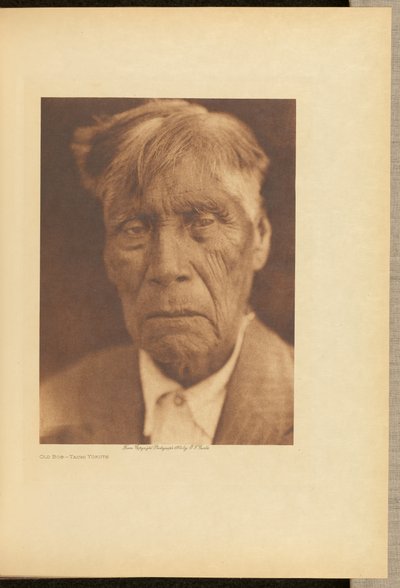 オールド・ボブ - タチヨクツ 作： Edward S. Curtis