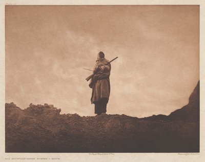 ポートフォリオ III, 110 山羊を狩る者 作： Edward S. Curtis