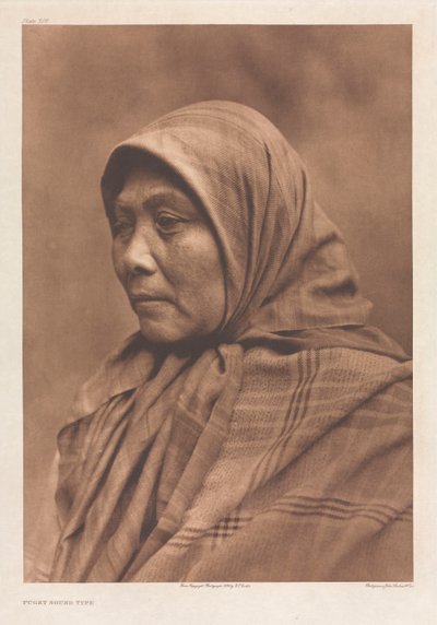 ポートフォリオ IX、プレート 308: ピュージェット サウンド タイプ 作： Edward S. Curtis