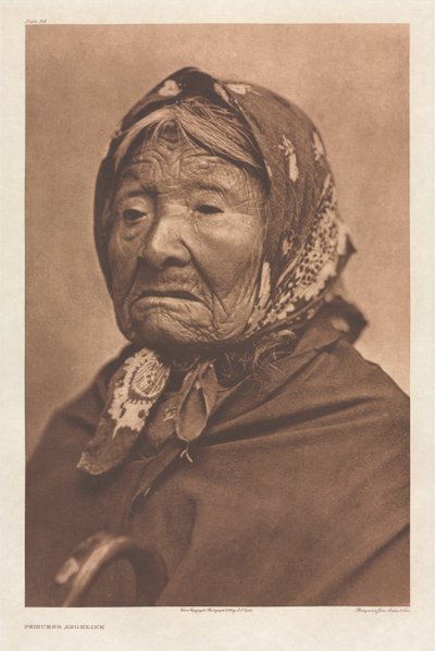 ポートフォリオ IX、プレート 314: アンジェリン王女 作： Edward S. Curtis