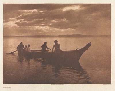 ポートフォリオ IX、プレート 318: 帰路 作： Edward S. Curtis