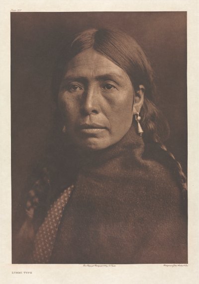 ポートフォリオIX、プレート320：ルミタイプ 作： Edward S. Curtis
