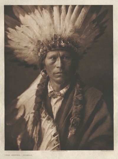ポートフォリオ I, Plate 21: チーフ・ガーフィールド＝ジカリラ 作： Edward S. Curtis
