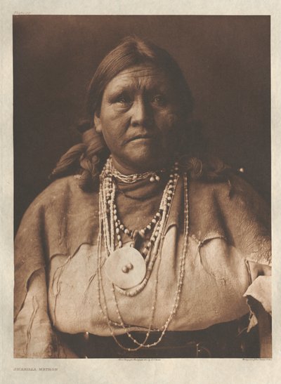 ポートフォリオ I, Plate 23: ジカリラの寮母 作： Edward S. Curtis