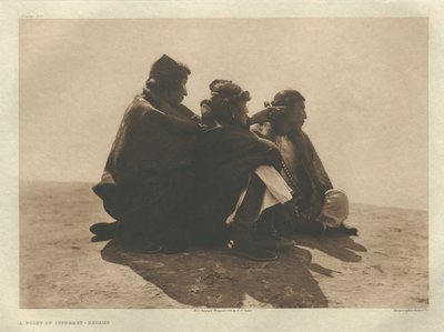 ポートフォリオI、プレート36注目のポイント-ナバホ 作： Edward S. Curtis