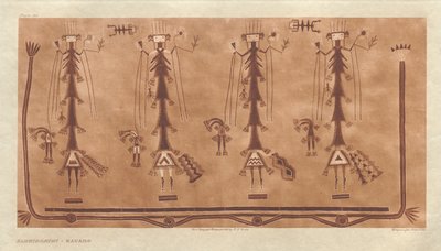 ポートフォリオ I, Plate 39: アルキドーキヒ・ナヴァホ族 作： Edward S. Curtis