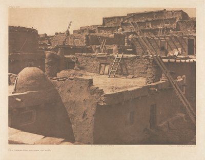 ポートフォリオXVII 609：ズーニの段々畑 作： Edward S. Curtis