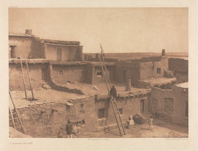ポートフォリオXVII 615：ズーニの一角 作： Edward S. Curtis