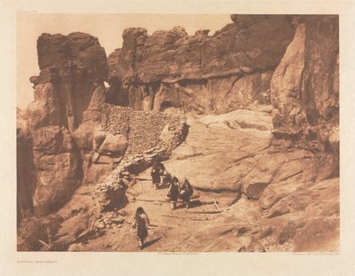 ポートフォリオ XVI 570: アコマの車道 作： Edward S. Curtis