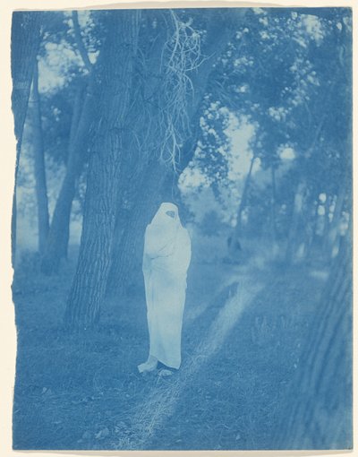 森での待ち時間 - シャイアン 作： Edward S. Curtis