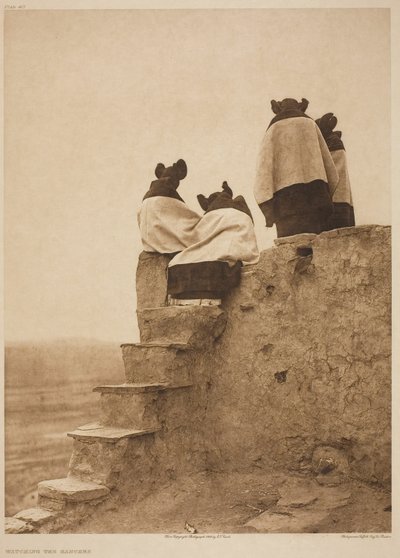 ダンサーを見る 作： Edward S. Curtis