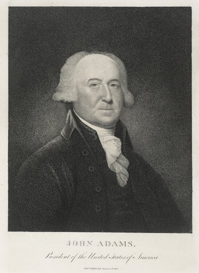 ジョン・アダムズ、アメリカ合衆国の第二大統領 作： Edward Savage