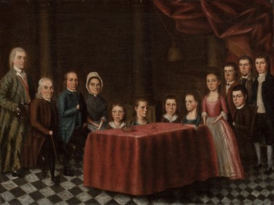 野蛮な家族、c.1779 作： Edward Savage