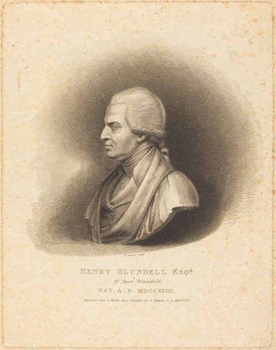 ヘンリー・ブランデル 作： Edward Scriven after George Bullock