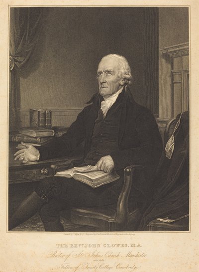 ジョン・クローズ牧師 作： Edward Scriven after Joseph Allen