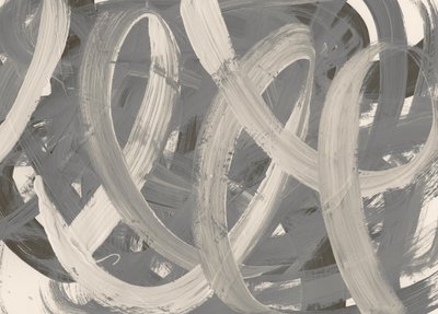 抽象的なループ状のストローク 作： Edward Selkirk