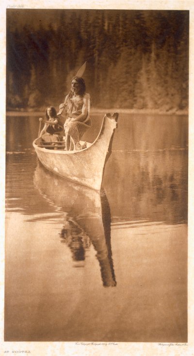 ヌートカで 作： Edward Sheriff (after) Curtis