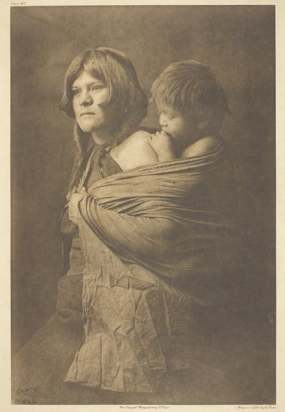 ホピの母、1921年。 作： Edward Sheriff Curtis