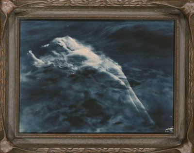 アフロディーテ (水中) 1920-25 (ブルートーンのゼラチンシルバープリント) 作： Edward Sheriff Curtis