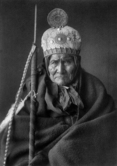 Geronimo (1829-1909) Apache リーダー 作： Edward Sheriff Curtis