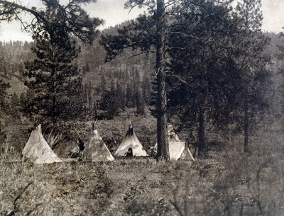 Amerikan intiaani: puhuvien intiaanien leiri 作： Edward Sheriff Curtis