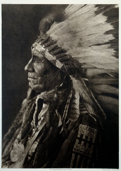 Índios da América: retrato do chefe índio 作： Edward Sheriff Curtis