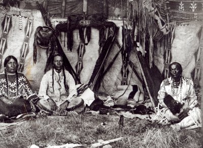 ピーガン ロッジ インテリア 作： Edward Sheriff Curtis