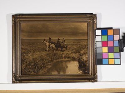 三人の酋長、ピエガン 作： Edward Sheriff Curtis