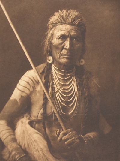 オオカミ - アプサロケ、1908年。 作： Edward Sheriff Curtis