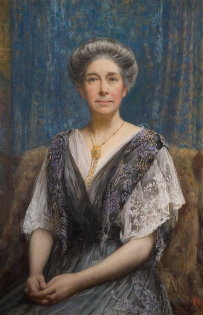アルフレッド・C・オスラー夫人の肖像画 作： Edward Steel Harper