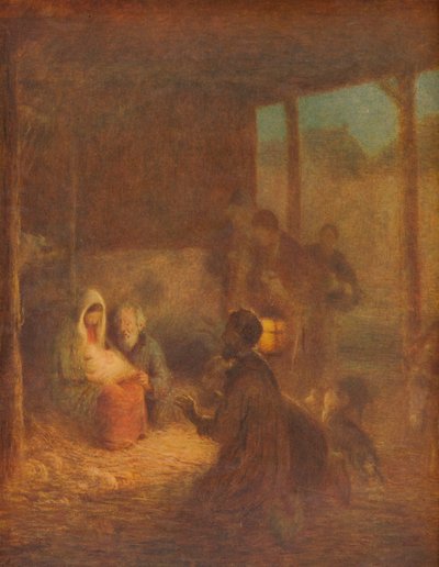 インには部屋がなかった、c1910、1911 作： William Edward Stott