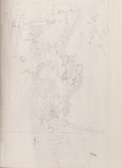ベスビオ火山の噴火、1794 作： Edward Swinburne