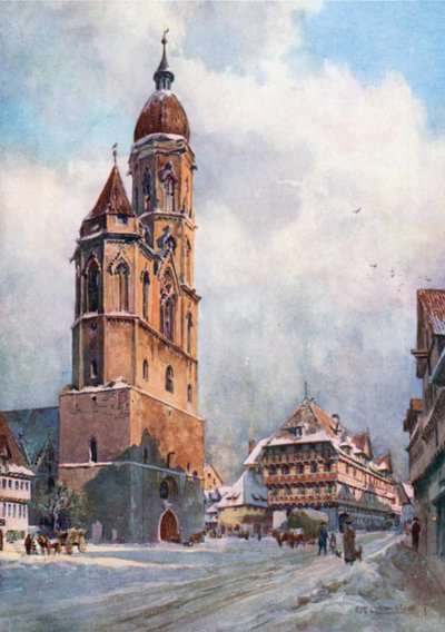 ブランズウィック - 聖アンドレアスとアルテ・ヴァージ（カラーリトグラフ） 作： Edward Theodore Compton