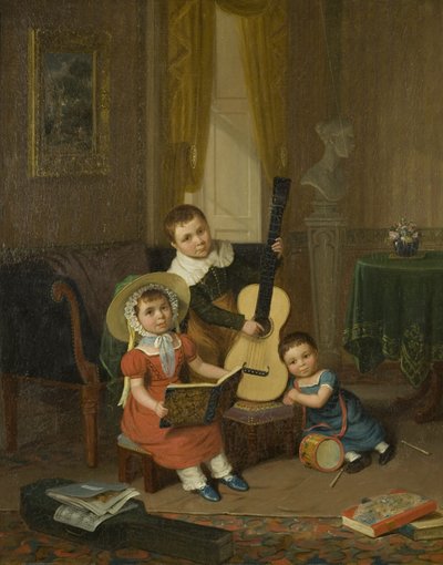 若いトリオ 作： Edward Villiers Rippingille