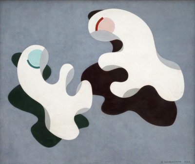 ダックスとカムズ 作： Edward Wadsworth