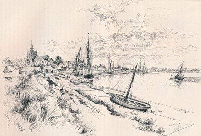 マルドン、エセックス、c1879-1898、1898 作： Edward William Charlton