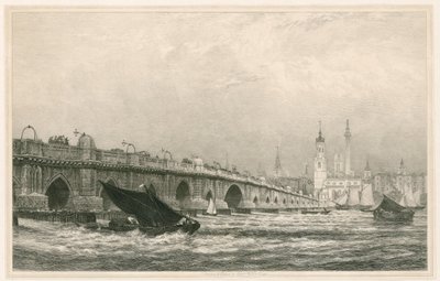 ロンドン橋 作： Edward William Cooke