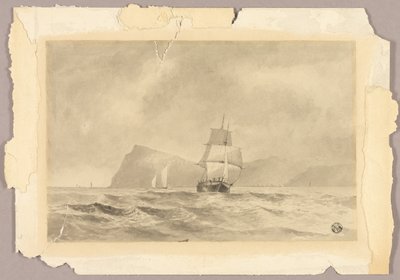 ウィットビー沖 作： Edward William Cooke