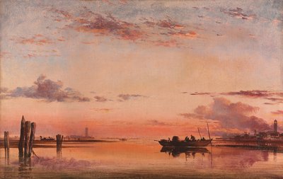 サンタマリアデッラサルーテ、ヴェネツィア：夜、 作： Edward William Cooke