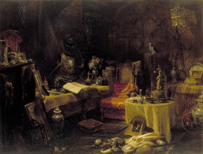骨董品のセル 作： Edward William Cooke