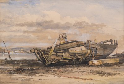 プリマス海峡の難破船 作： Edward William Cooke