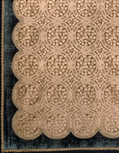 ワーナー＆ラミン製、1875年に設計された大きなシリンガ（シルクダマスク） 作： Edward William Godwin