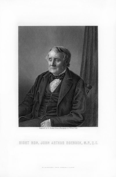 ジョンアーサーローバック、イギリスの政治家、1881年。 作： Edward William Stodart