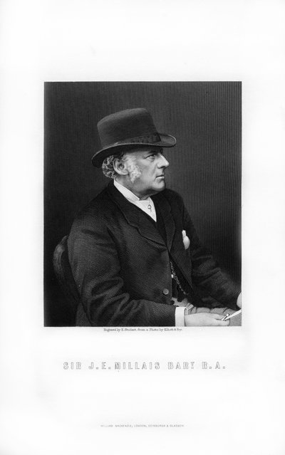 ジョンエヴェレットミレー卿、ラファエル前派の画家、1899年。 作： Edward William Stodart