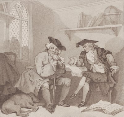 A College Scene, or a Fruitless Attempt on the Purse of...、[1787 年 8 月 1 日]、1802 年 7 月 1 日に再発行。 作： Edward Williams