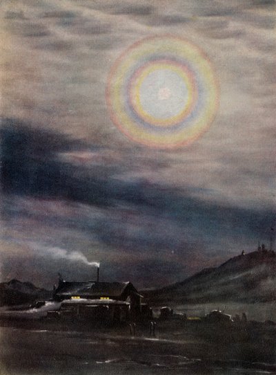 月面コロナ、1911年、1913年。 作： Charles Edward Wilson