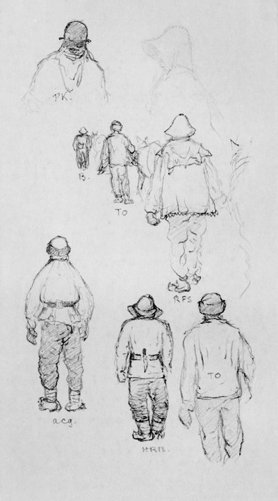 極への道、c1911、1913 作： Charles Edward Wilson