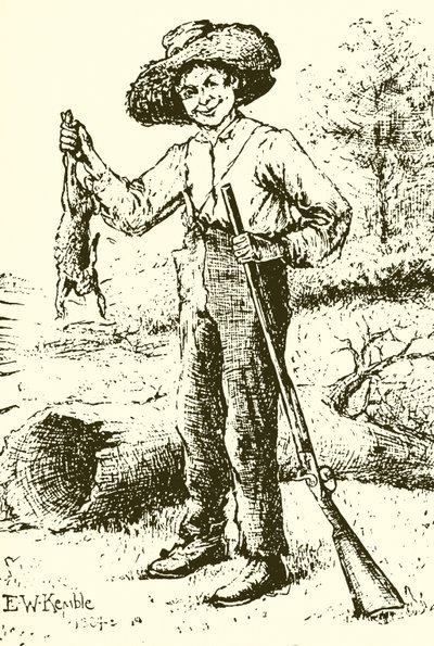 ハックルベリーフィン 作： Edward Windsor Kemble