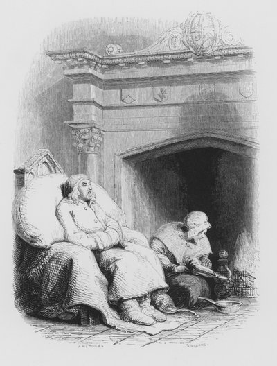 シェイクスピア『リーン・アンド・スリッパード・パンタロン』（彫刻作品 作： Edwin (after) Landseer