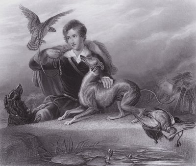 酋長の友人（彫刻 作： Edwin (after) Landseer